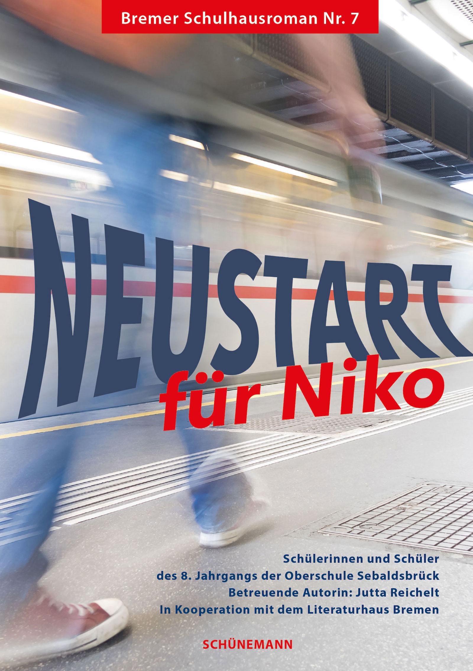 Cover des Schulhausromans "Neustart für Niko"