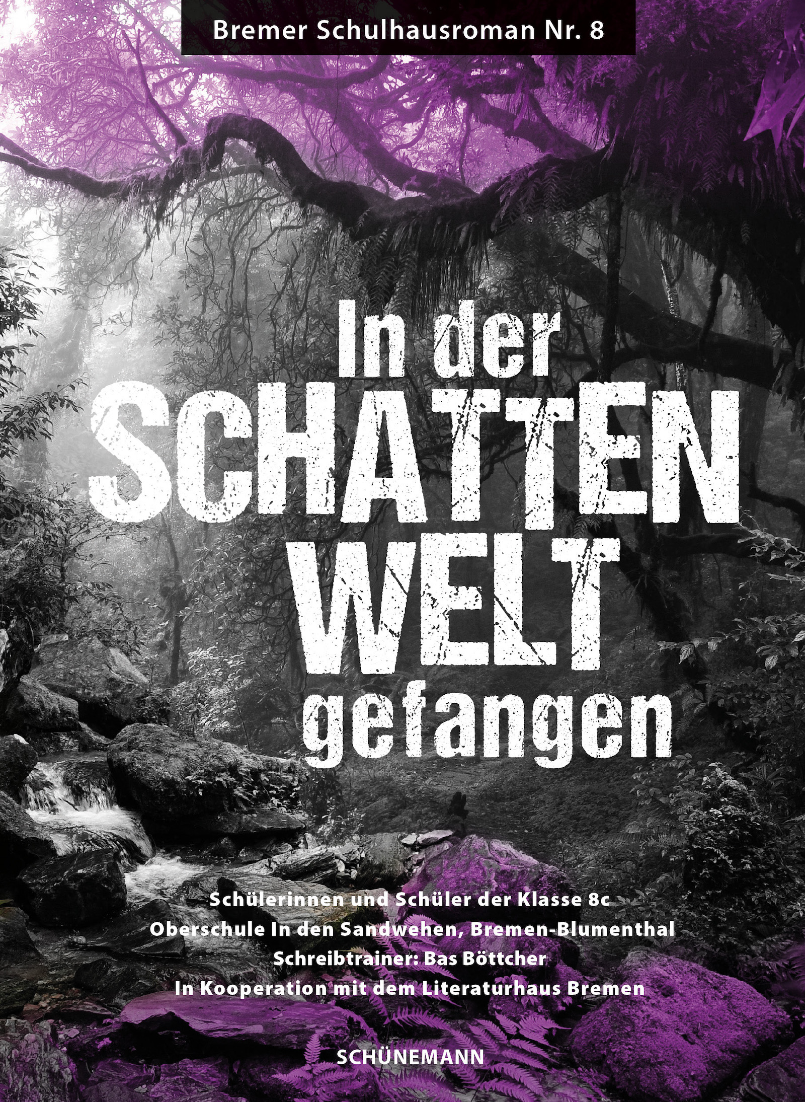 Cover des Schulhausromans "In der Schattenwelt gefangen"
