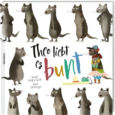 Cover des Kinderbuchs "Theo liebt es bunt"
