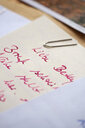 Brief in Handschrift
