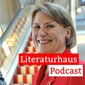 Portrait-Foto von Barbara Lison mit Schriftzug des Literaturhaus-Podcasts